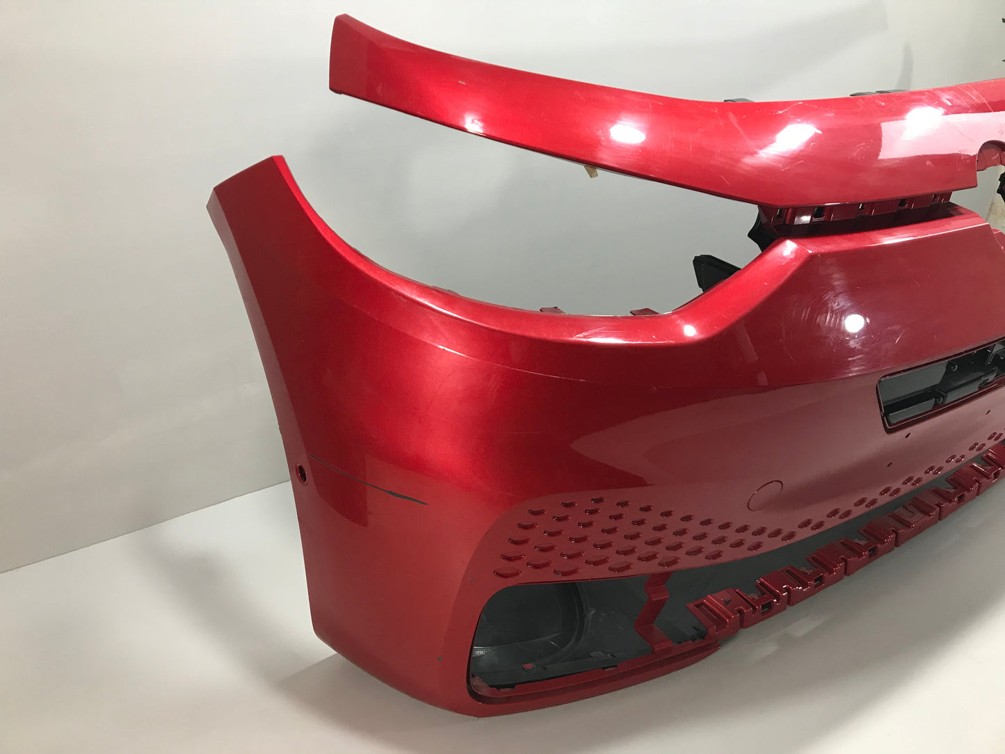 Volkswagen ID.3 ID3 2019 - Front Bumper with parking sensor holes used Genuine OEM: 10A807221, 3200101209