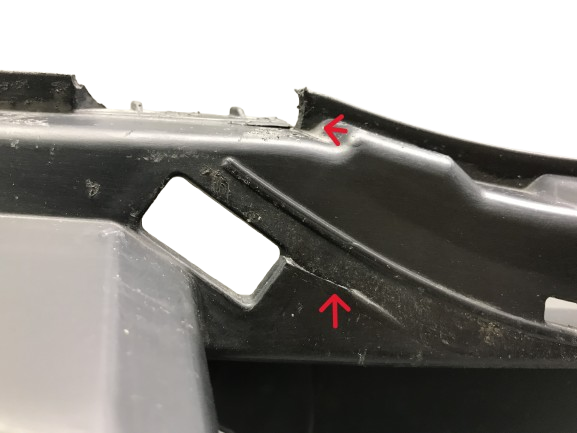 Mercedes-Benz 217 S-Class Coupe 2016 Front Bumper Carrier, Mounting Bracket Used ( with defect ) OEM: A2178851465