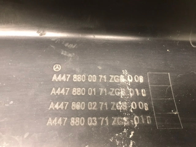 Mercedes-Benz V-Class W447 2014- Rear, Back Bumper A4478851225, M145226
