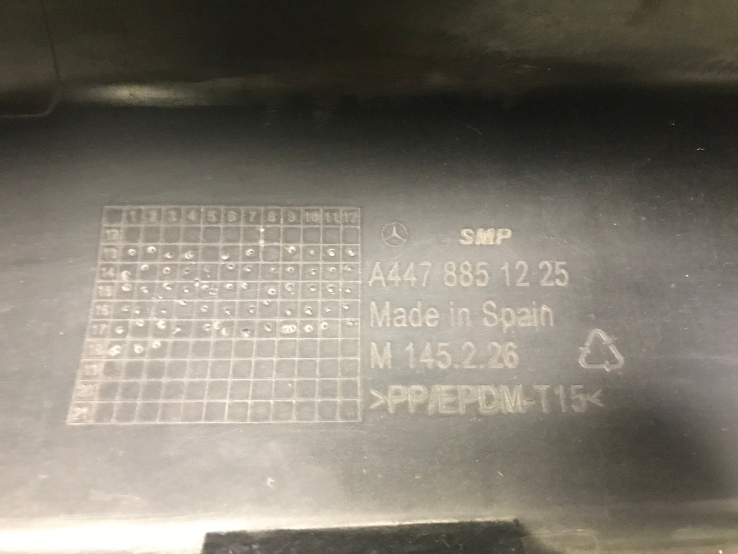 Mercedes-Benz V-Class W447 2014- Rear, Back Bumper A4478851225, M145226