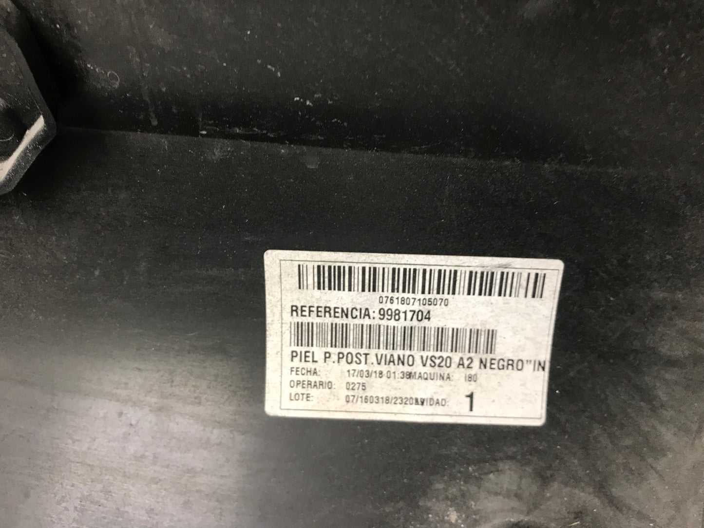 Mercedes-Benz V-Class W447 2014- Rear, Back Bumper A4478851225, M145226