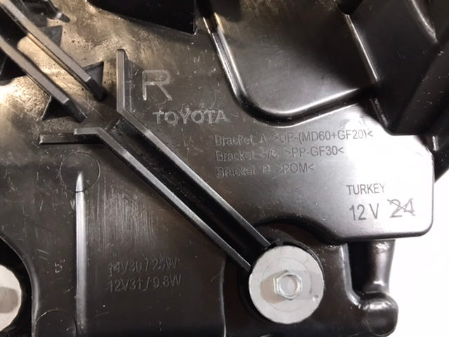 Toyota C-HR CHR 2016- Front Headlight Right Side ( LHD car ) OEM: 81110F4170, 17922F