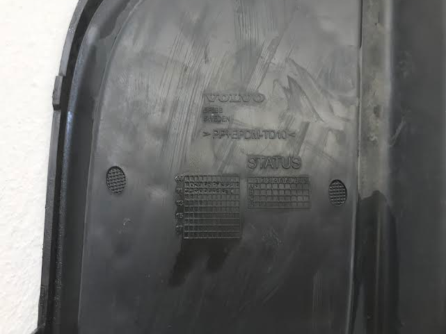VOLVO XC60 2009-2013 Front Left Grille without hole for foglamp used genuine OEM: 31290657