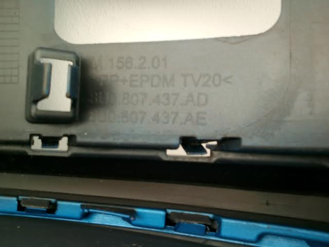AUDI Q3 (8U) 2015 Front Bumper Genuine Used OEM: 8U0807437AD